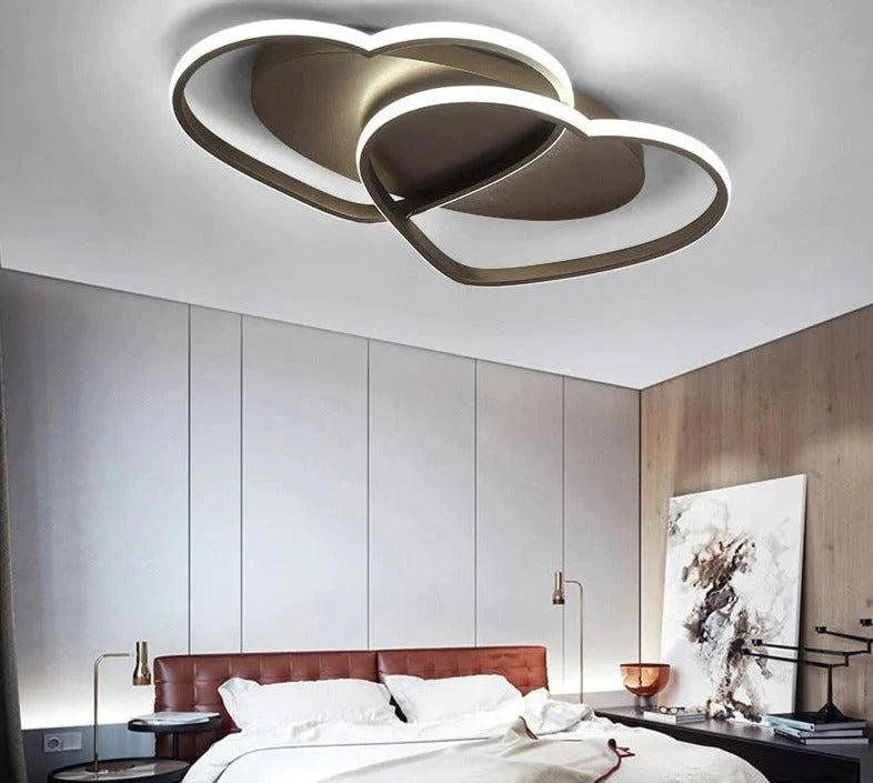 Led kroonluchter plafondlamp moderne verlichting plafondlamp hartvormig licht voor woonkamer kinderkamer restaurant badkamer