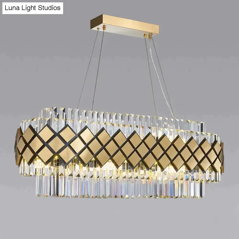 Neva - Designer Crystal LED Chandelier For Dinning Room Living room