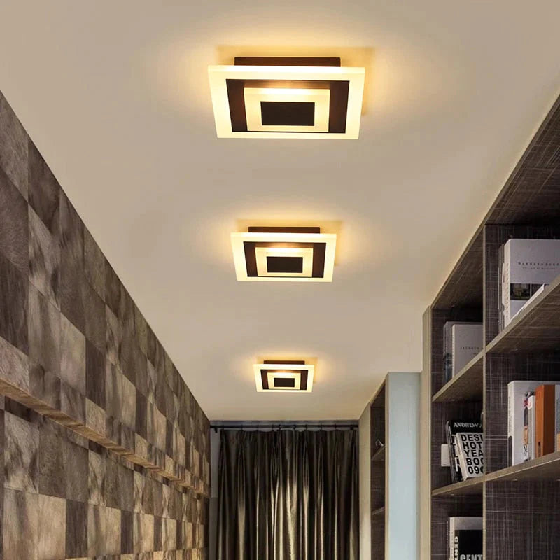 LED-plafondverlichting Lampara Techo Dormitorio Dimbaar Opbouwmontage Inbouw Voor Keuken Gang Badkamer Studie Modern plafon led