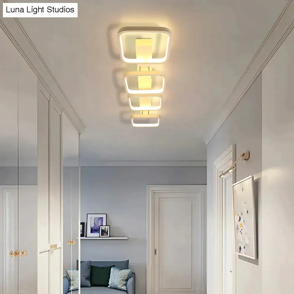 Plafonnier Led lampe moderne salon luminaire chambre cuisine montage en Surface panneau affleurant 3 têtes