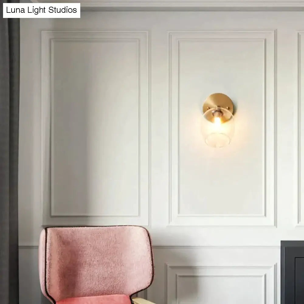 Nordic Wind slaapkamer nachtkastje hal koperen wandlamp