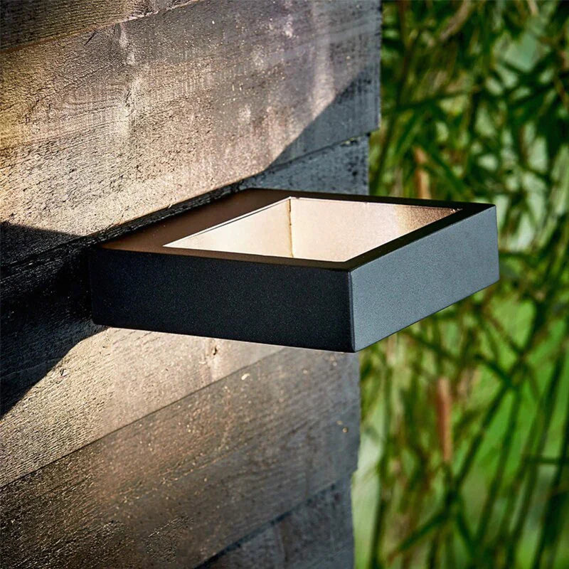 Illuminazione per esterni a LED IP65 Impermeabile Alumunim Lampada da parete Giardino Villa Portico Sconce Illuminazione Colore nero 96-260 V