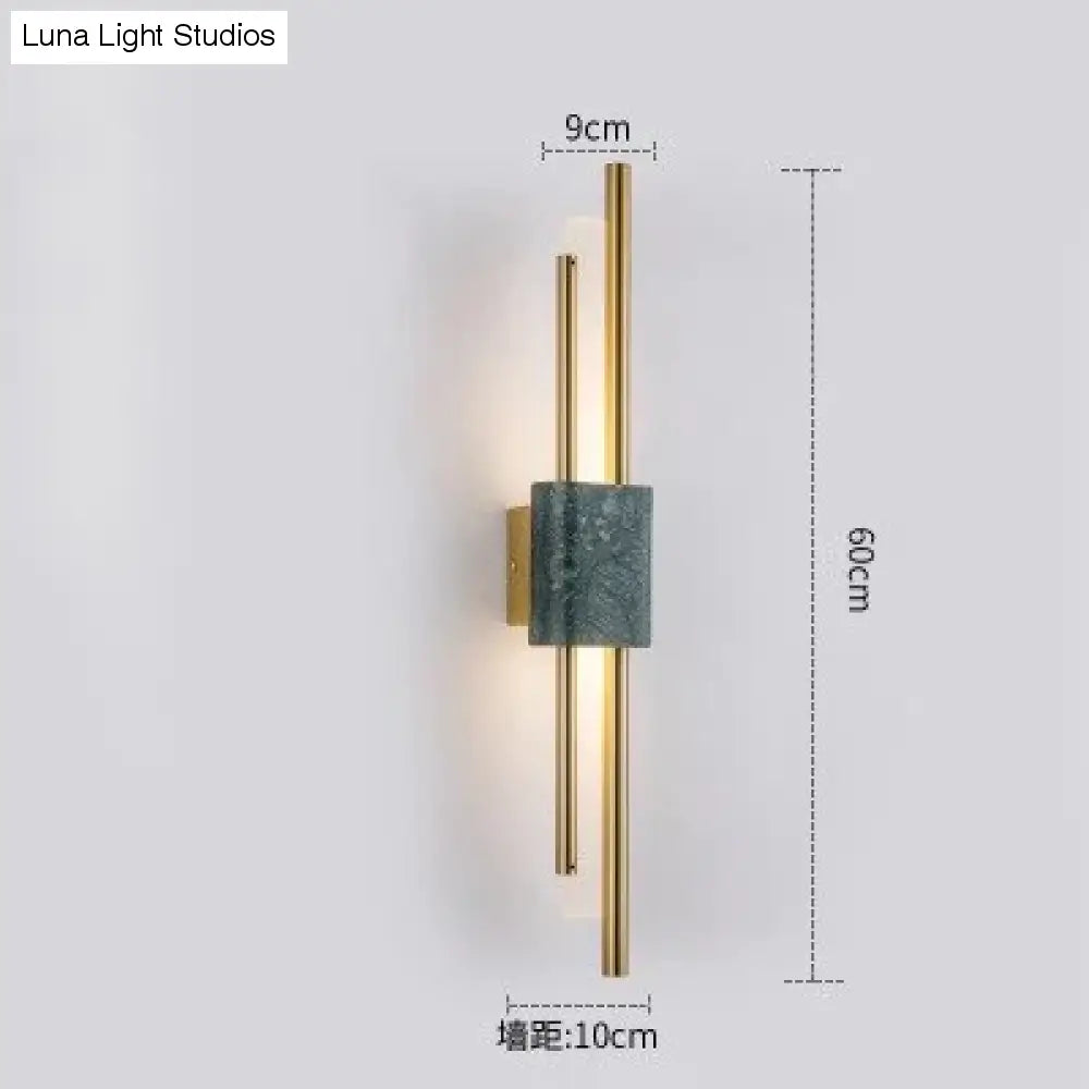 Moderne marmeren led-wandlamp voor woonkamer slaapkamer badkamer loft decor