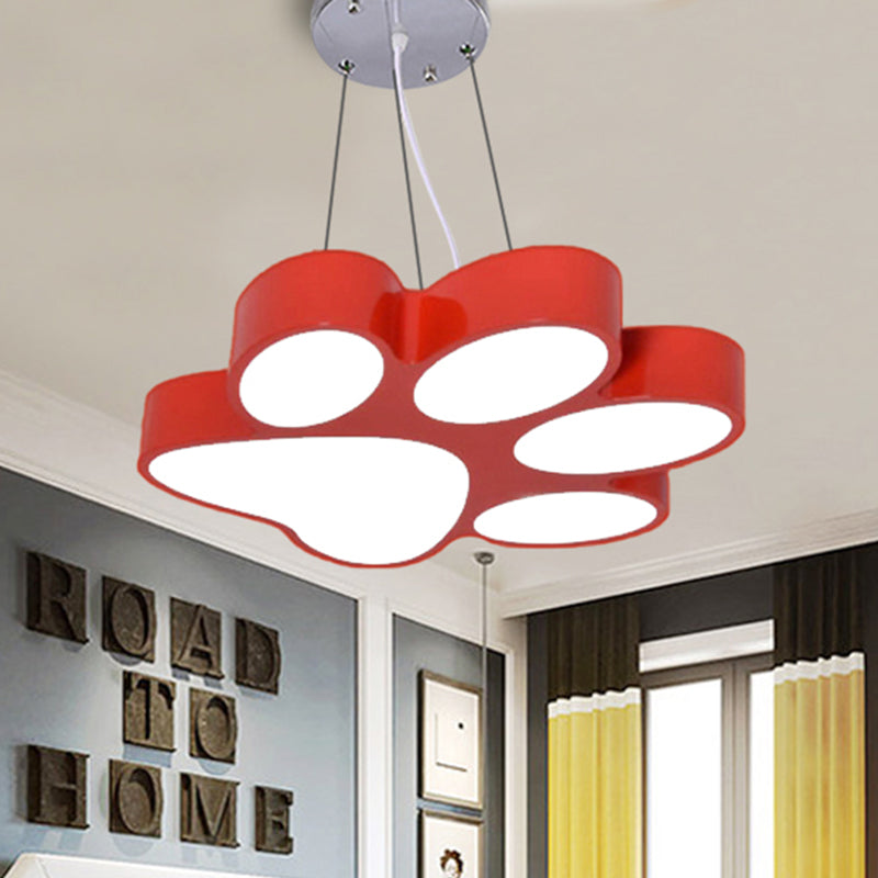 Lampe suspendue LED de dessin animé - Lampe suspendue de salle de bain Doggy Paw
