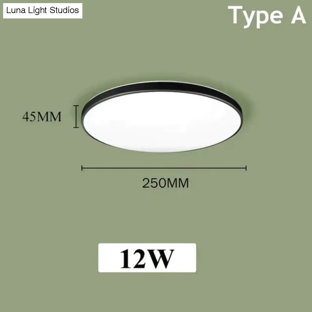 Led-deckenleuchten Moderne Leds Deckenleuchte Leuchten Runde Panel Lampen 12 Watt 24 Watt Für Wohnzimmer Küche