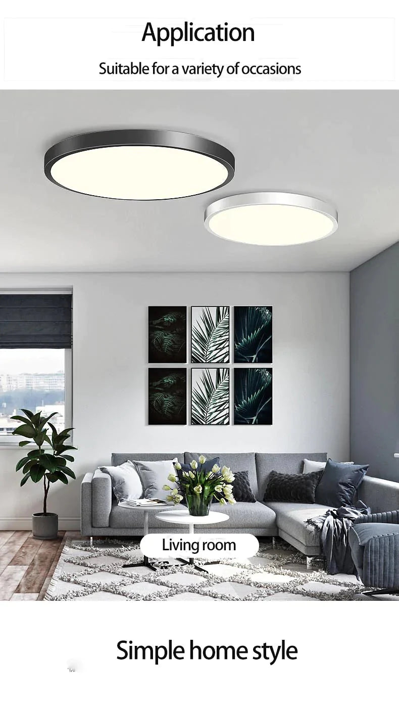 Led-deckenleuchte Runde LED Licht 15W 20W 30W 50W Küche Luminaria Zimmer Lichter Moderne Leuchte oberfläche montiert Hause Beleuchtung
