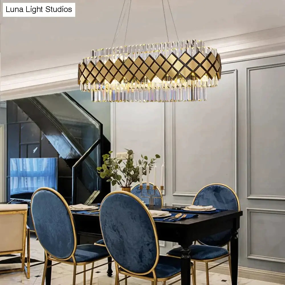 Neva - Designer Crystal LED Chandelier For Dinning Room Living room