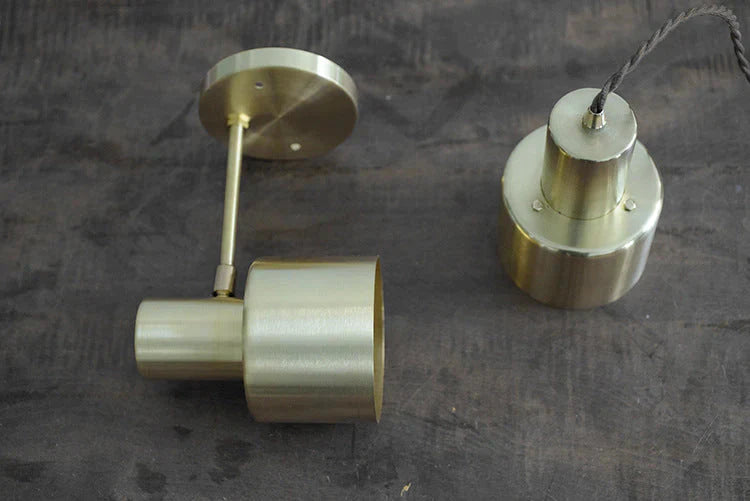 Noordse gouden woonkamer slaapkamer nachtkastje badkamer koperen wandlamp