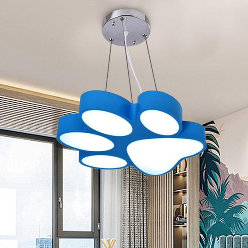 Lampe suspendue LED de dessin animé - Lampe suspendue de salle de bain Doggy Paw