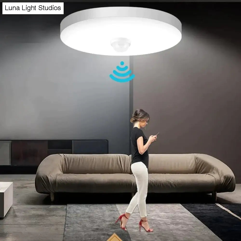 Plafoniere a Led Lampada Sensore di movimento intelligente Luce 12W 15W 18W 20W 30W 40W Lampade da soffitto Apparecchio di illuminazione notturna per la cucina