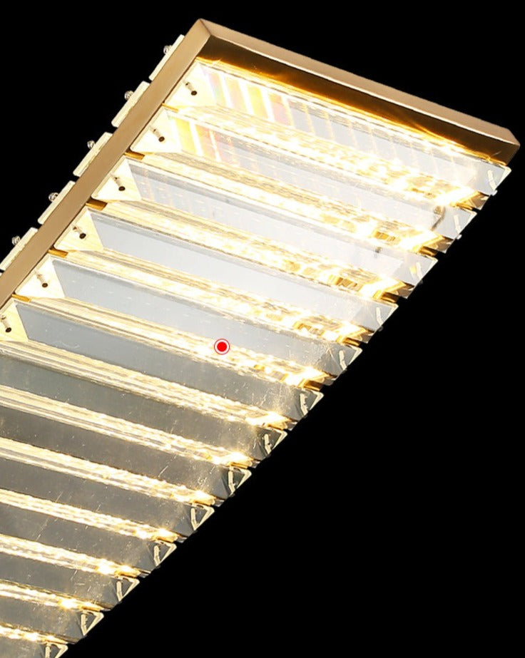 Shopia - Lustre à suspension en cristal de luxe - Conception d'éclairage moderne