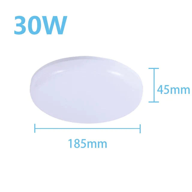 Luces de techo LED modernas, iluminación redonda de 16W, 15W, 20W, 30W, 50W, lámpara de techo Led para el hogar, dormitorio, baño y sala de estar
