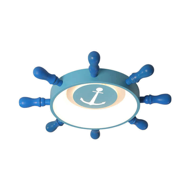 Blue Rudder Kids LED Flush Mount Fixture - 19.5