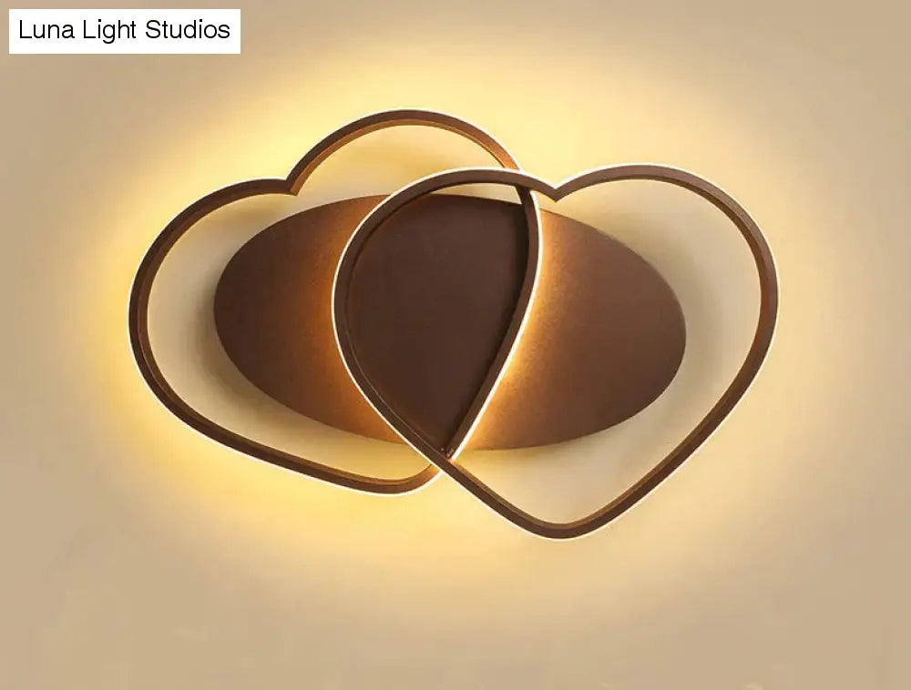 Led kroonluchter plafondlamp moderne verlichting plafondlamp hartvormig licht voor woonkamer kinderkamer restaurant badkamer