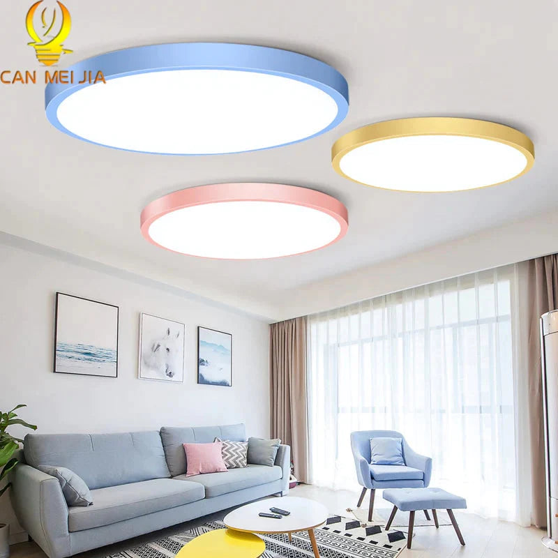 Plafonnier LED rond 15W 20W 30W 50W, luminaire de cuisine, luminaire moderne monté en Surface, idéal pour une pièce ou une pièce