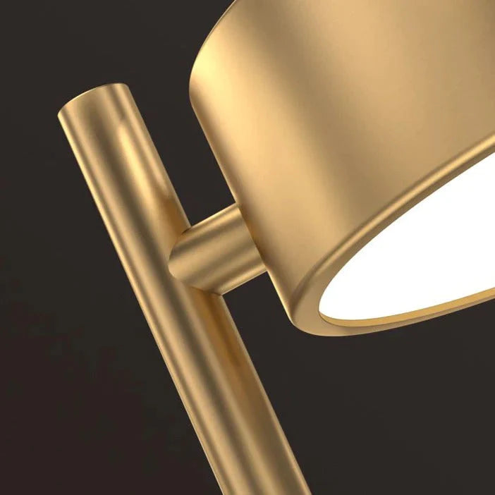Nordic Light Luxe bedlampje Slaapkamer Volledig koperen wandlamp
