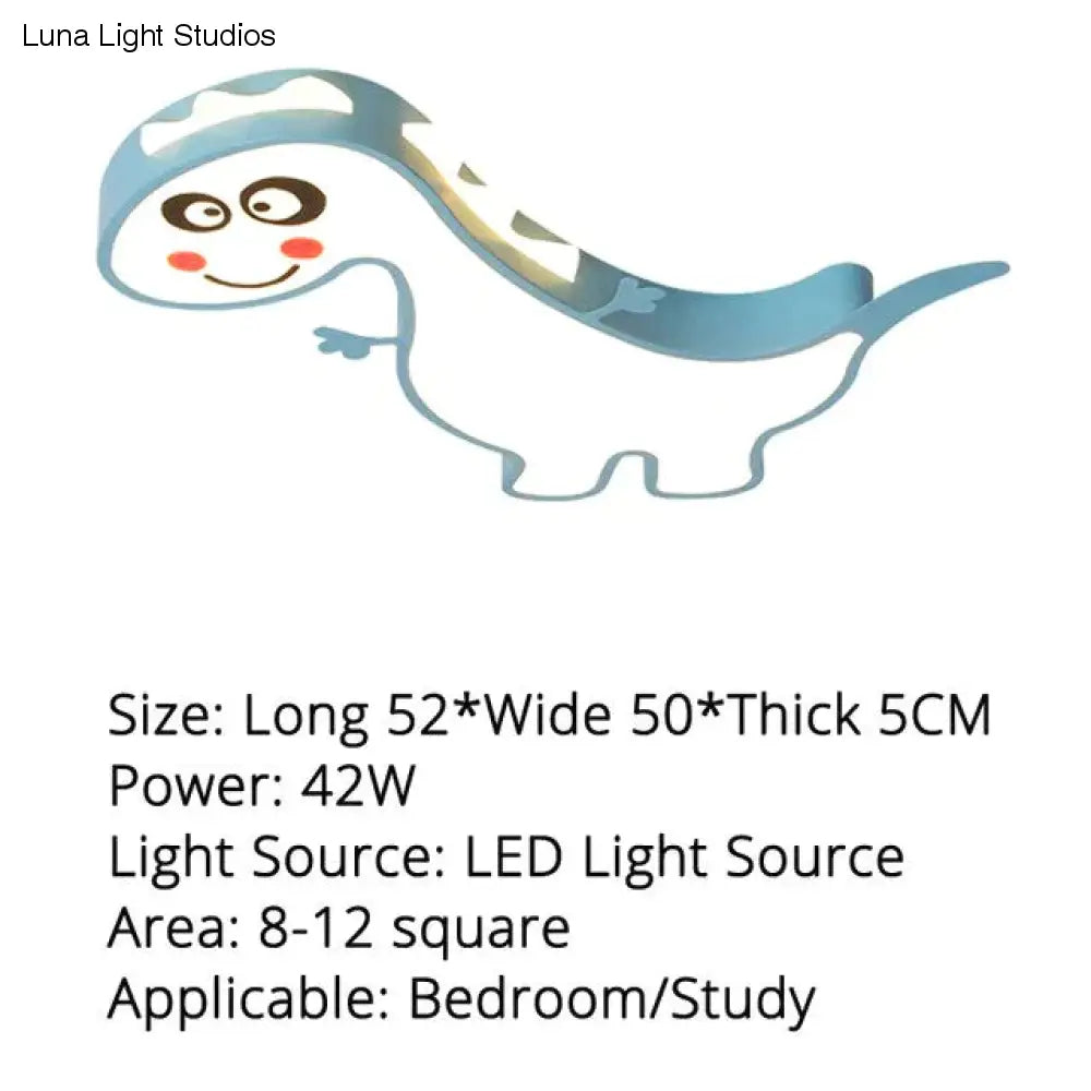 Nieuwe Dinasour Moderne Led Plafondverlichting Lamp Voor Kind Slaapkamer Studeerkamer Babykamer Afstandsbediening Cartoon Designer Lamparas