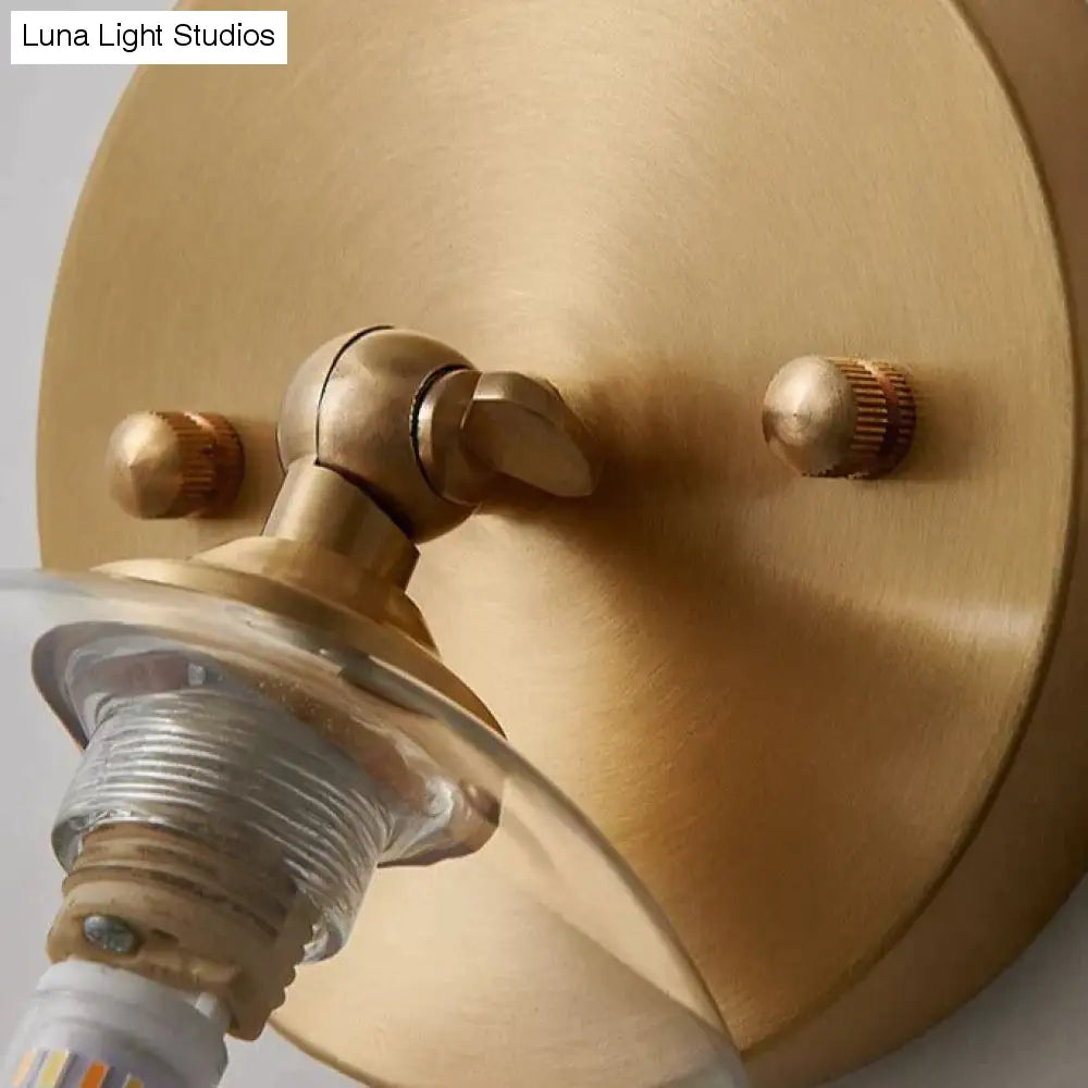 Nordic Wind slaapkamer nachtkastje hal koperen wandlamp