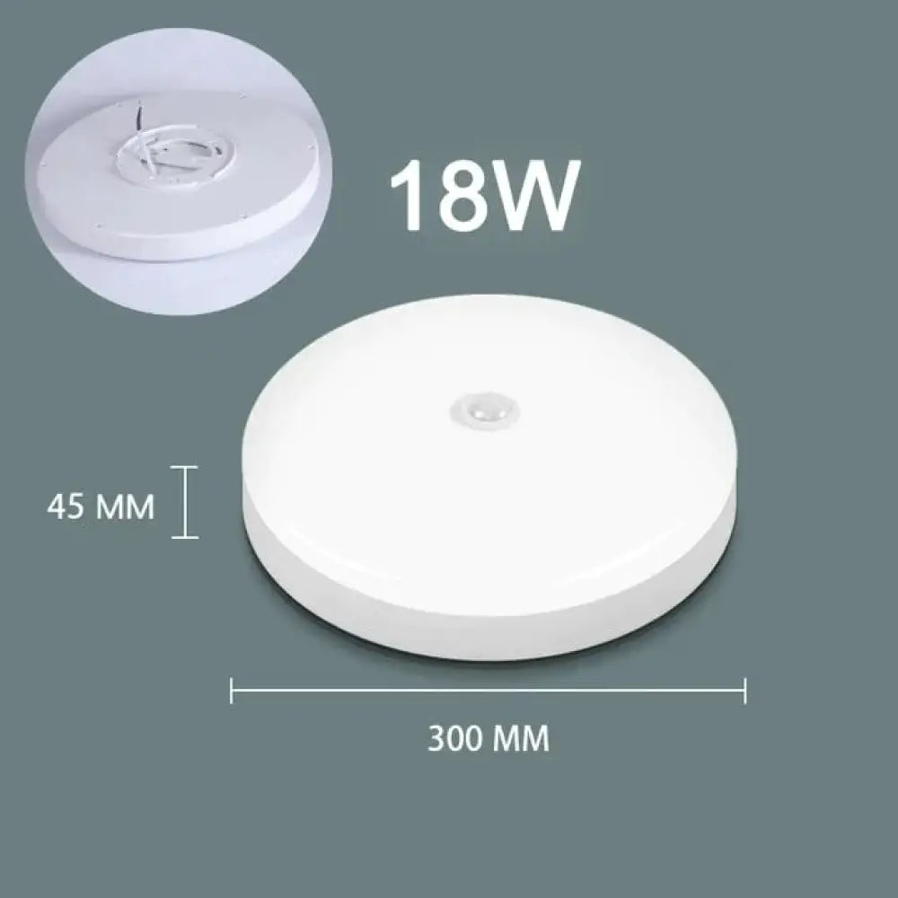 Plafonnier Led avec capteur de mouvement, design moderne, montage en Surface, éclairage d'intérieur, idéal pour une cuisine ou une cuisine, 12/18/20/30/50W