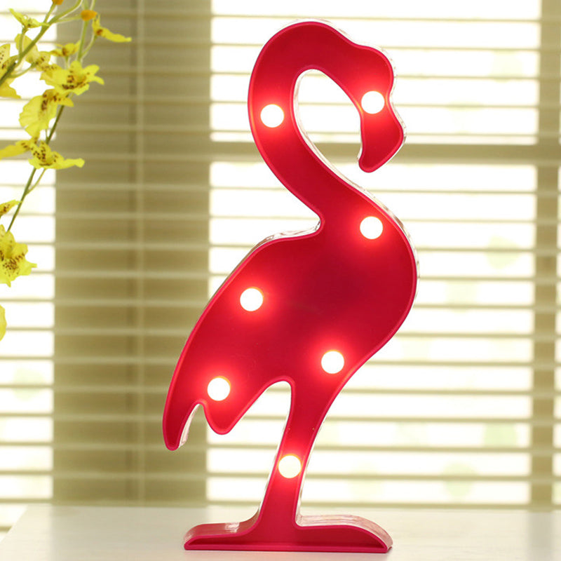 Lampada da tavolo da camera per ragazze con luce notturna modellabile a LED con gancio - Decorazione novità, alimentata a batteria