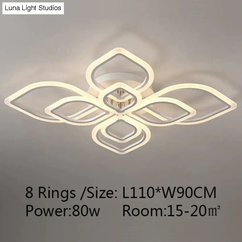 Moderne plafondverlichting LED-lamp voor woonkamer slaapkamer studeerkamer witte kleur opbouw plafondlamp deco