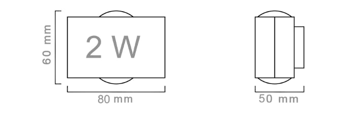 NIEUWE Wandlamp Led Aluminium Buiten Binnen Ip65 Up Down Wit Zwart Modern Voor Thuis Trappen Slaapkamer Nachtkastje Badkamer Licht