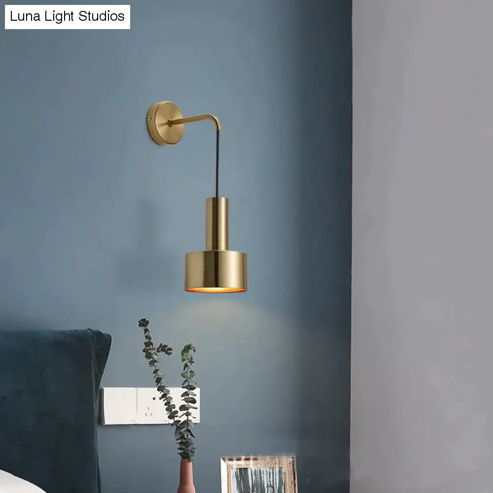 Nordic Massief Houten Alle Koperen Woonkamer Achtergrond Wandlamp Creatieve Gang Koperen Wandlamp Slaapkamer Chinese Walnoot Bedlampje