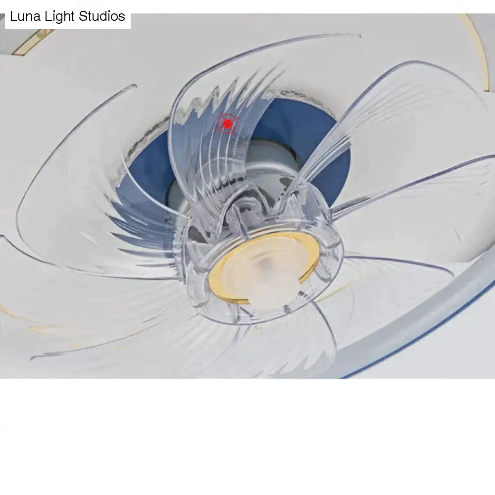 Fan Ceiling Lamp Light In The Bedroom Living Room Restaurant Invisible Fan Lamp Indoor Simple Ultra-thin Lamps