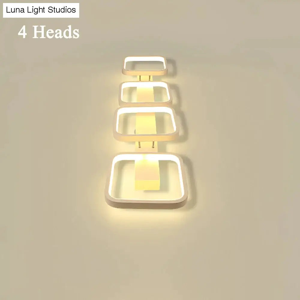 Plafonnier Led lampe moderne salon luminaire chambre cuisine montage en Surface panneau affleurant 3 têtes