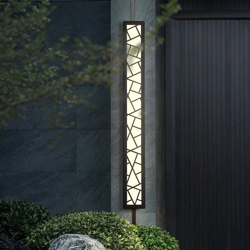 Lámpara de pared exterior impermeable, lámpara LED de pared alta, luz de aluminio IP65, aplique de luz para jardín, Villa, porche, 110V, 220V