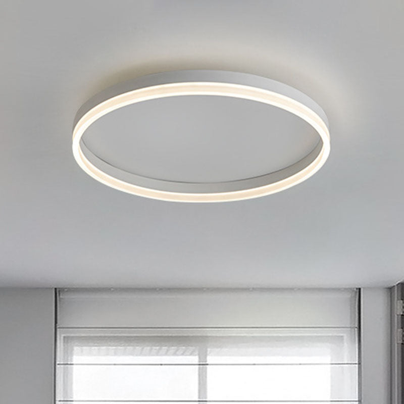 Minimalistische LED-ronde inbouwmontage voor slaapkamers met acrylafdekking