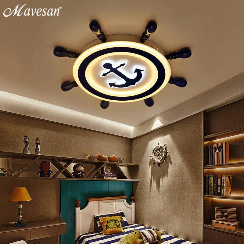 Lampa sufitowa LED do sypialni w gabinecie