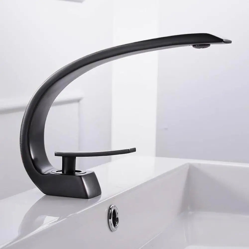 HydroBliss - Robinet de salle de bain à col de grue