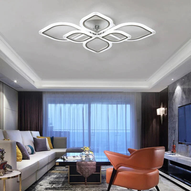 Moderne plafondverlichting LED-lamp voor woonkamer slaapkamer studeerkamer witte kleur opbouw plafondlamp deco