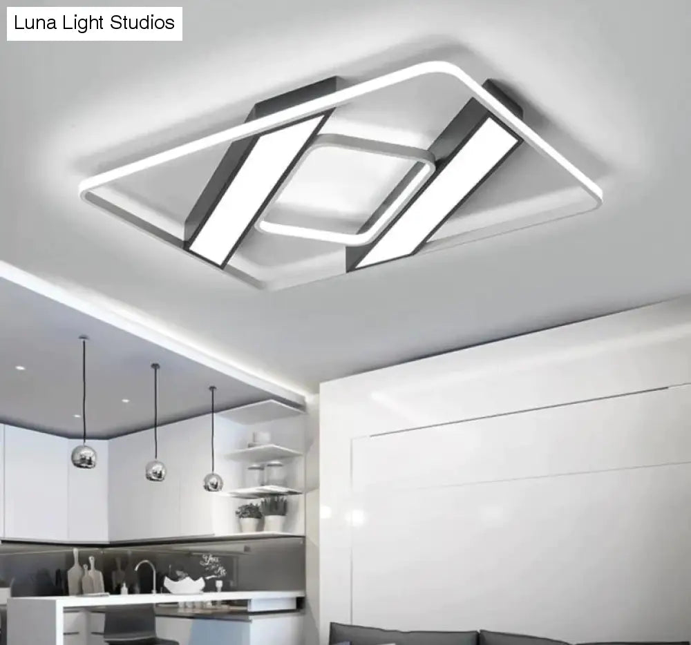 Mavesan-luces de techo Led acrílicas para sala de estar, plafón para el hogar, 10-25 metros cuadrados, accesorios de iluminación, lámpara Led, plafón