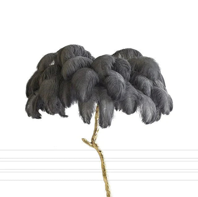Moderne luxe verenvloerlamp Woonkamerdecoratie Vloerlamp Standlicht Decoratieve staande lamp Binnenslaapkamerverlichting