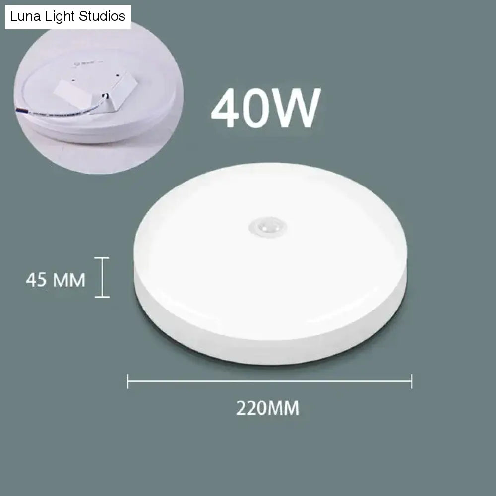Plafonnier Led avec capteur de mouvement, design moderne, montage en Surface, éclairage d'intérieur, idéal pour une cuisine ou une cuisine, 12/18/20/30/50W