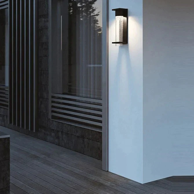 Applique murale LED moderne en acier inoxydable, étanche IP54, 12W, pour intérieur et extérieur, éclairage décoratif de rue et de jardin, 96-240V