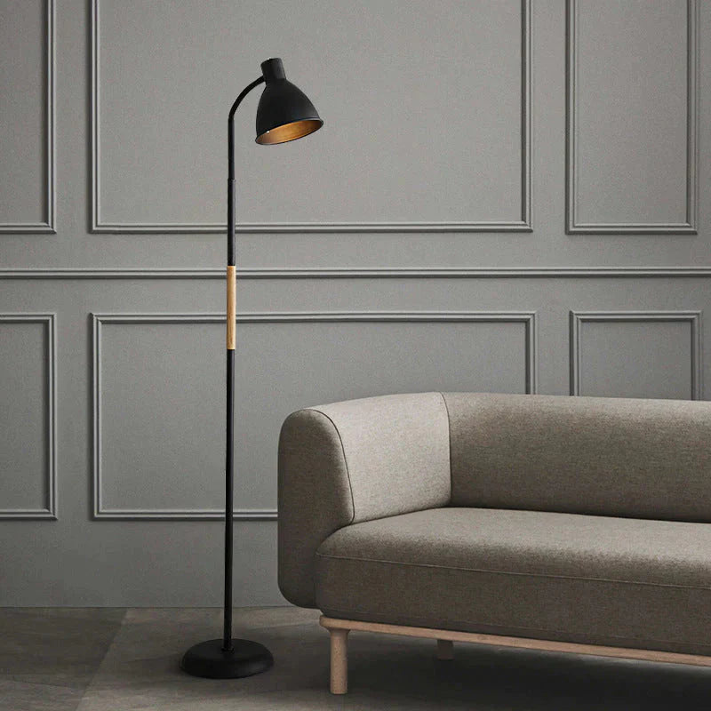 Lampada da terra semplice a LED per soggiorno Lampada da comodino per studio Lampada da terra per camera da letto