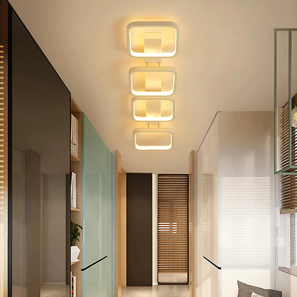 LED-Deckenleuchte, moderne Lampe, Wohnzimmer-Beleuchtungskörper, Schlafzimmer, Küche, Oberflächenmontage, Unterputz-Panel, 3 Köpfe