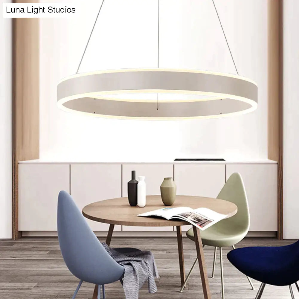 Modern Led Ring Pendant Lights For Dinning Room Living Room Restaurant Kitchen Luminaire Suspended Pendant Lamp