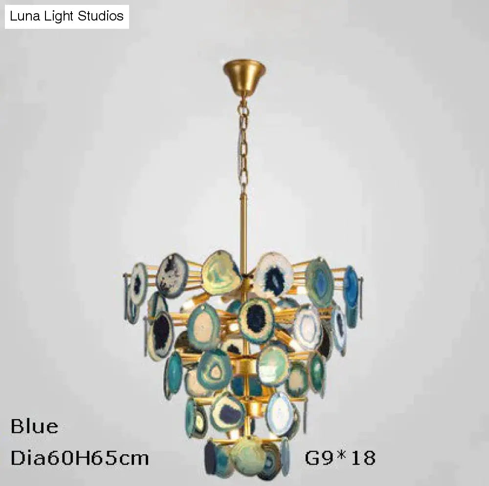 Led G9 Postmoderno Ferro Agata Designer Lampada a LED Luce a LED. Luci a sospensione. Lampada a sospensione. Lampada a sospensione per sala da pranzo Foyer Store