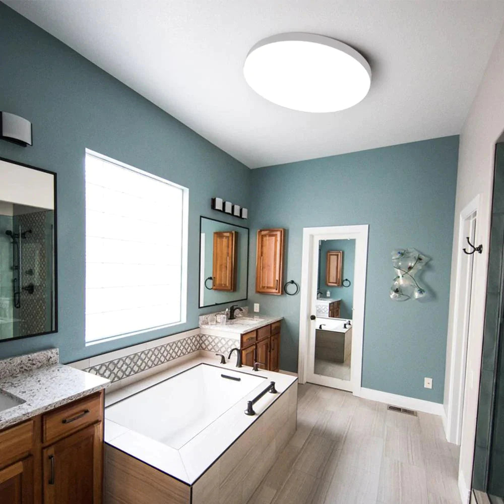 Plafonnier LED avec détecteur de mouvement, 30/36W, montage en Surface PIR, éclairage intérieur, maison, cuisine, balcon, entrée carrée, IP65