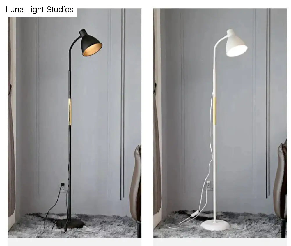 Lampada da terra semplice a LED per soggiorno Lampada da comodino per studio Lampada da terra per camera da letto