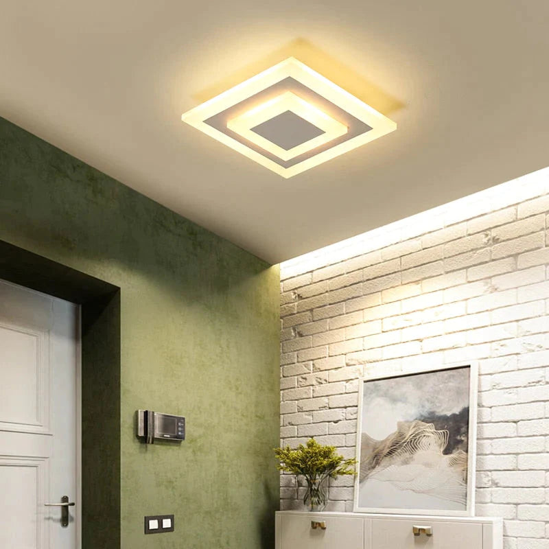 LED-plafondverlichting Lampara Techo Dormitorio Dimbaar Opbouwmontage Inbouw Voor Keuken Gang Badkamer Studie Modern plafon led