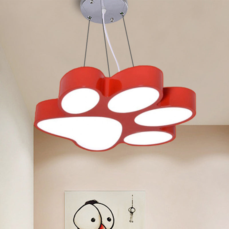 Lampe suspendue LED de dessin animé - Lampe suspendue de salle de bain Doggy Paw