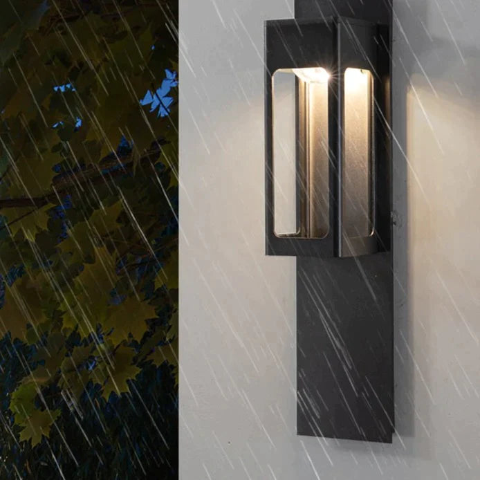 IP67 étanche extérieur LED éclairage mural capteur de mouvement en aluminium noir Bronze jardin porche applique lumière 96V220V applique Luminaire