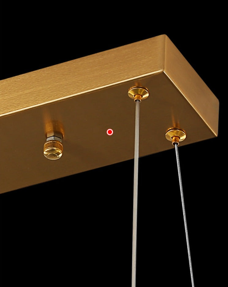 Shopia - Lustre à suspension en cristal de luxe - Conception d'éclairage moderne
