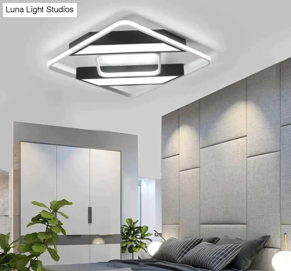 Mavesan-luces de techo Led acrílicas para sala de estar, plafón para el hogar, 10-25 metros cuadrados, accesorios de iluminación, lámpara Led, plafón