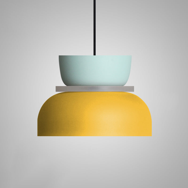 Illuminazione a sospensione moderna e contemporanea Lampada a sospensione a LED colorata Macaron